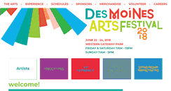 Desktop Screenshot of desmoinesartsfestival.org